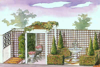 สวนประดิษฐ์ Formal garden-4