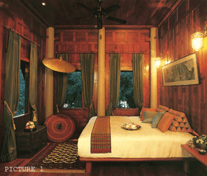 ห้องนอนแบบไทย