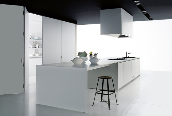 White Minimalist Kitchen Area Ideas