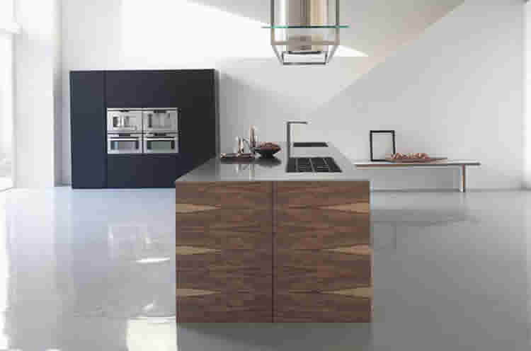 Minimalist kitchen island design